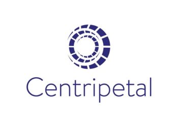 Purple spiral circle. Text reads "Centripetal", san-serif.