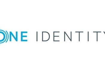 Capitals: ONE IDENTITY. One is in blue.