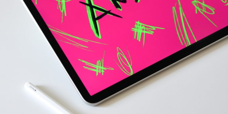 iPad with Anxiety written on it in capitals.