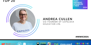 #MIWIC2024: Andrea Cullen, Co-Founder of CAPSLOCK Education Ltd.