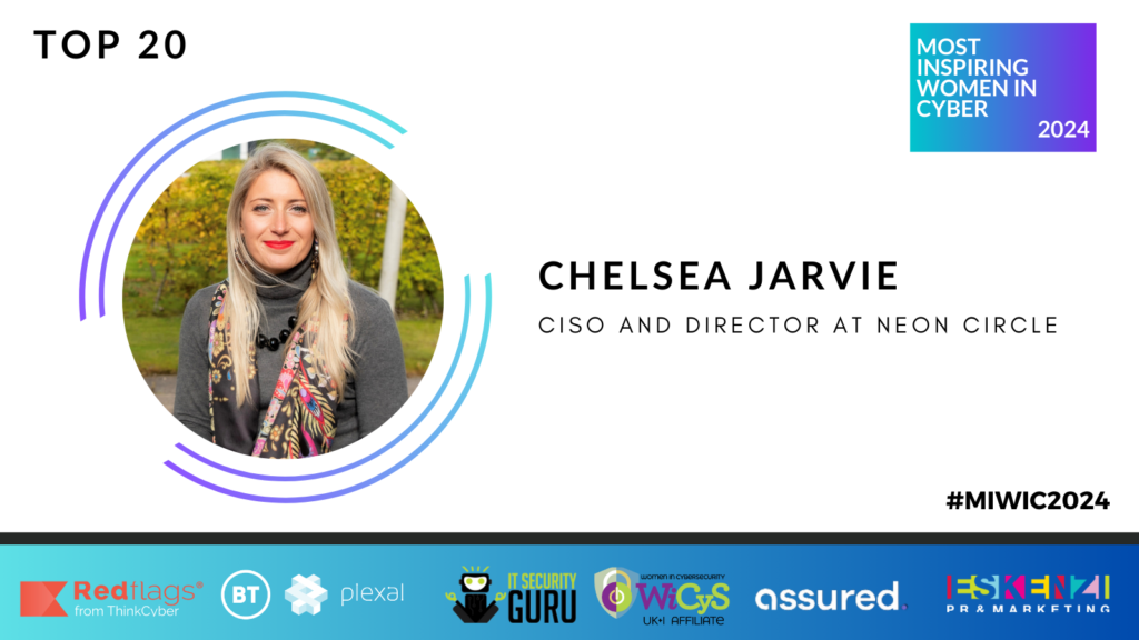 #MIWIC2024: Chelsea Jarvie, CISO and Director at Neon Circle