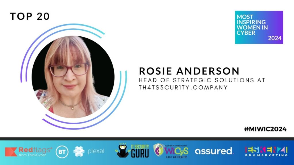 #MIWIC2024: Rosie Anderson, Th4ts3cur1ty.Company