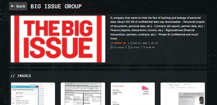 Big Issue working with NCSC, NCA and Met Police to investigate cyber incident