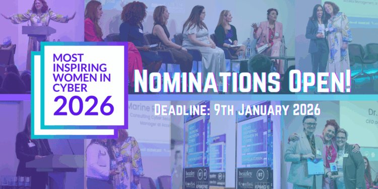 Nominations Open For The Most Inspiring Women in Cyber Awards 2026