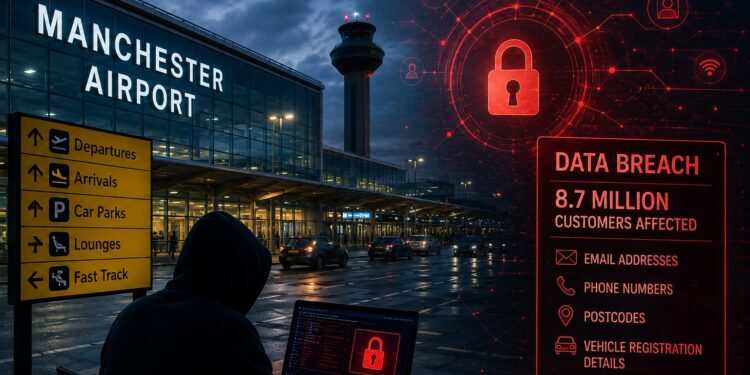 Manchester Airports Group Cyberattack Exposes Data of 8.7 Million Customers