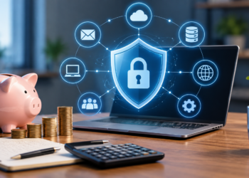 How much does the average UK SME spend on cybersecurity each year?